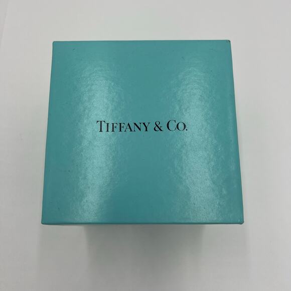 Tiffany & Co Blue Gift Box with Lid EMPTY Decorative Storage 5”x4.75”x5.25” - Picture 5 of 12